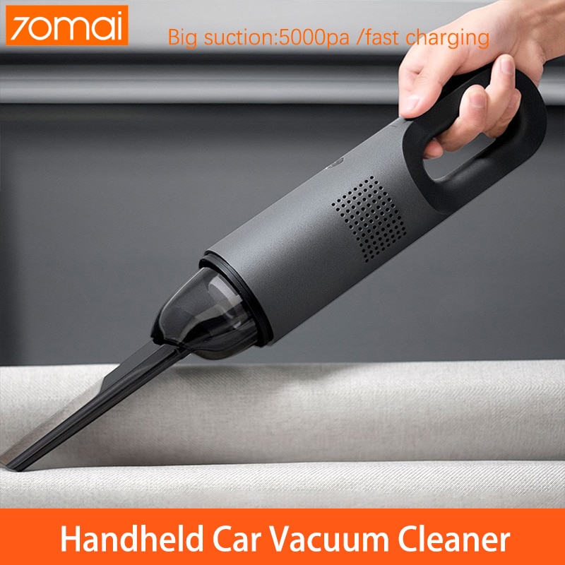 70mai Car Vacuum Cleaner Wireless Handheld 5000pa auto cyclonic filter ...